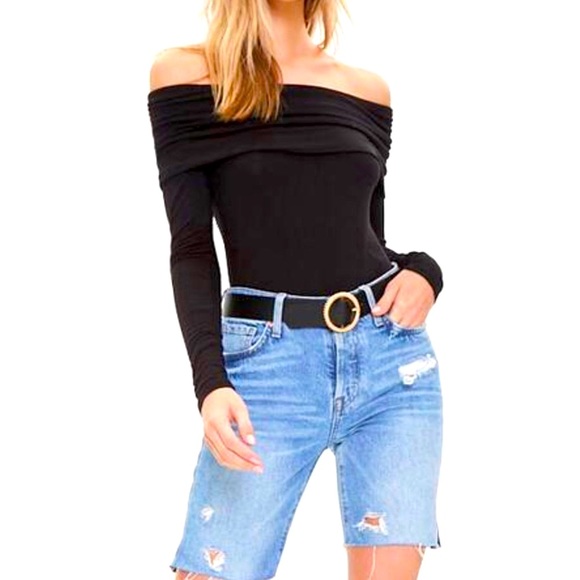 Forever 21 Foldover Fitted Top - Picture 2 of 9